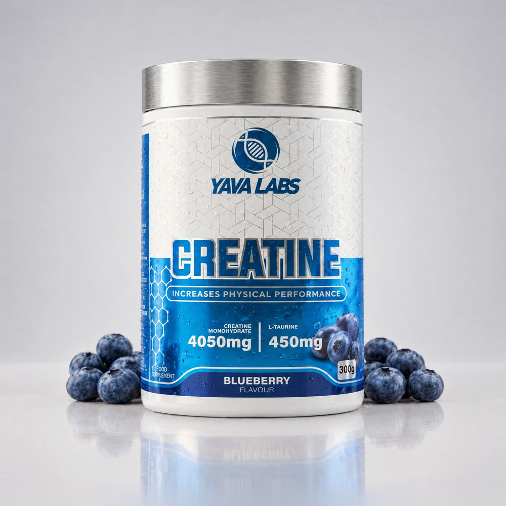 Creatine Monohydrate Powder 300g Flavored - Blueberry