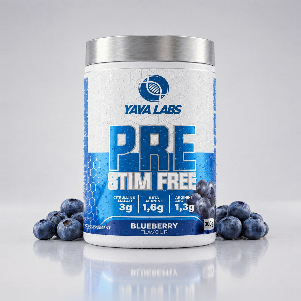 Non Stim (No caffeine) Pre-workout 300g - Blueberry